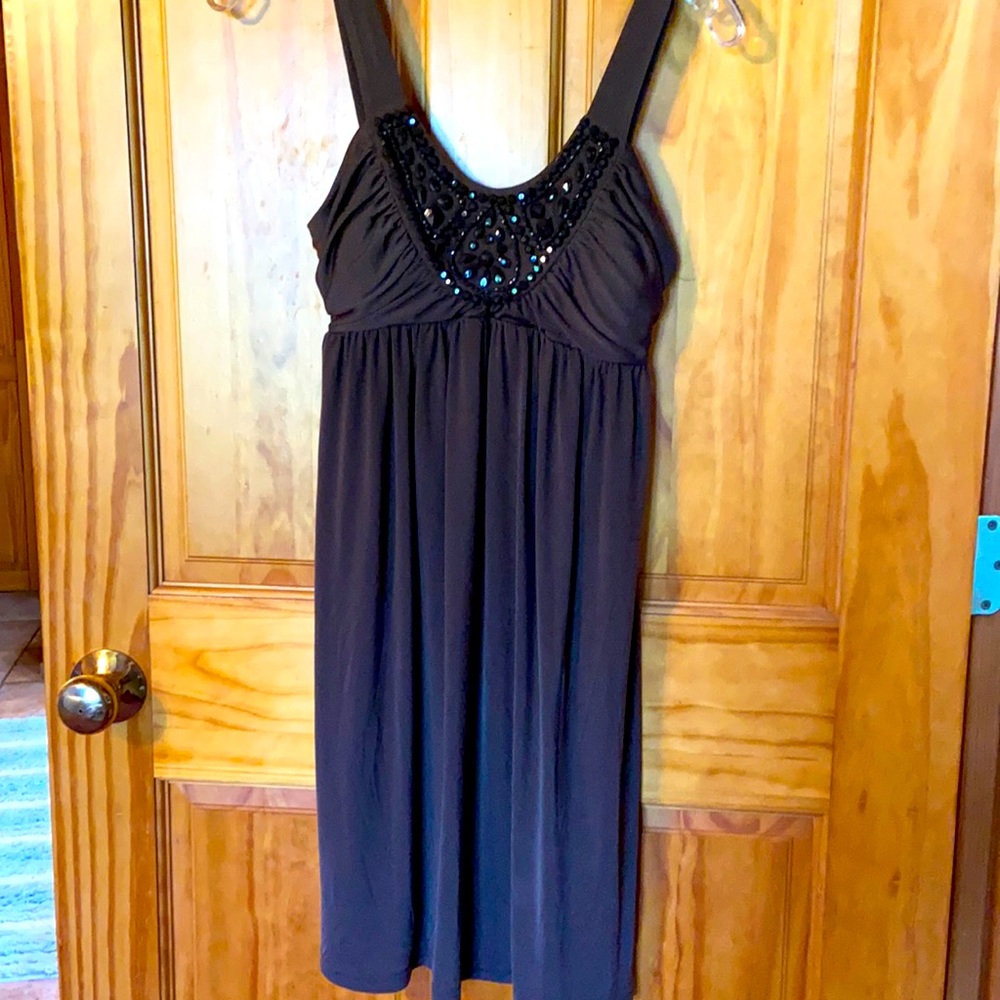 Candie’s Brown mini Dress, with brown gem details
